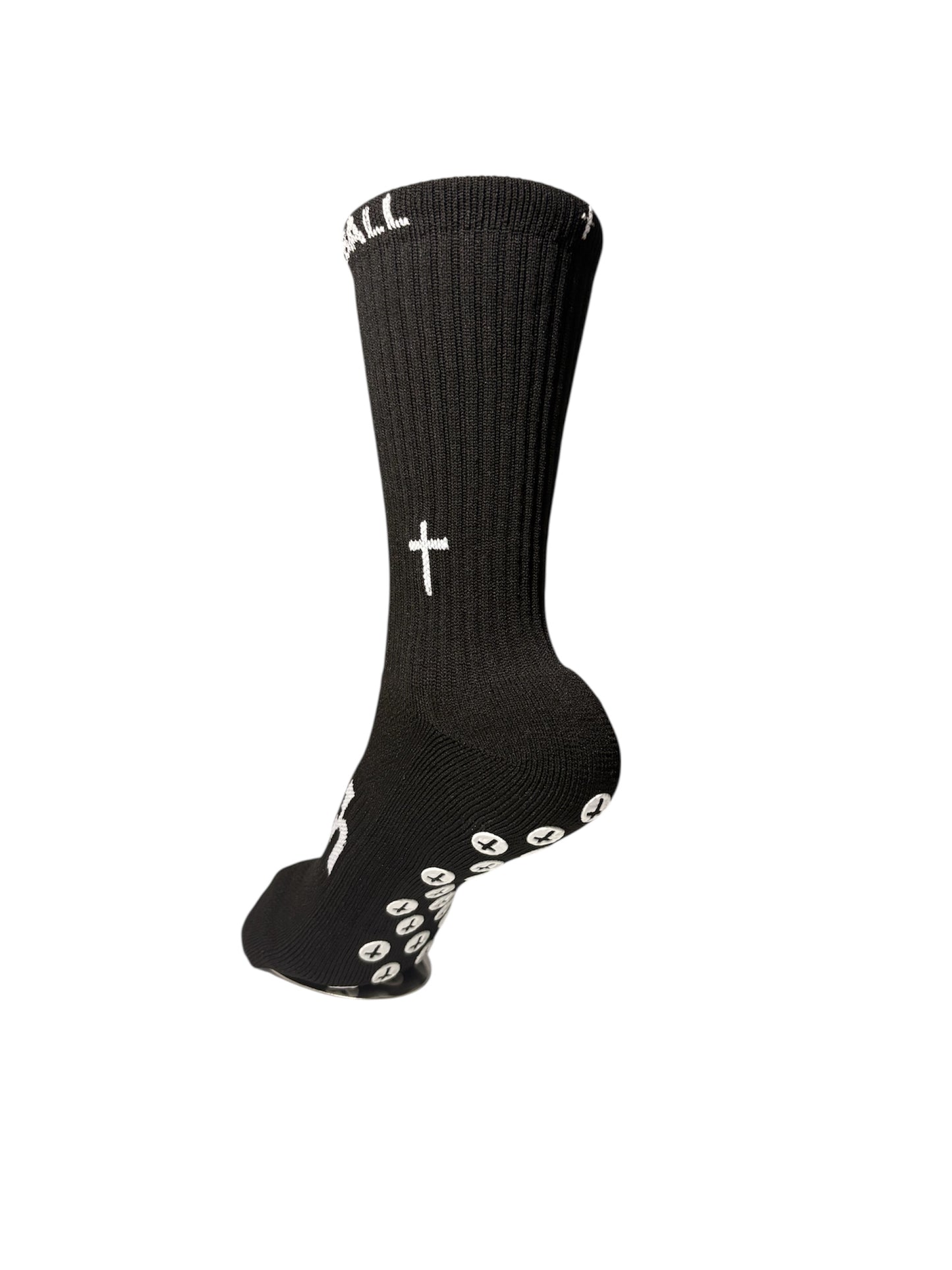 BLESSED2BALL PERFORMANCE GRIP SOCKS BLACK