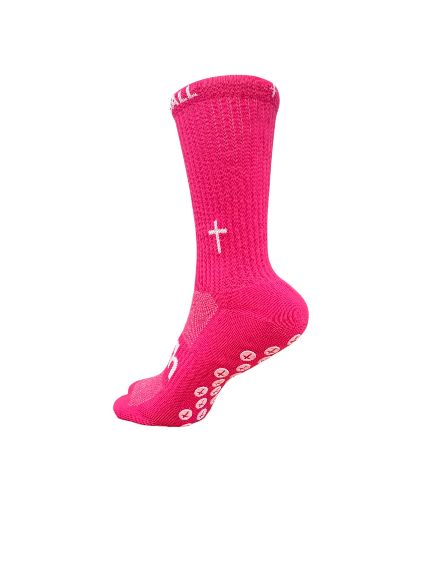 BLESSED2BALL PERFORMANCE GRIP SOCKS PINK